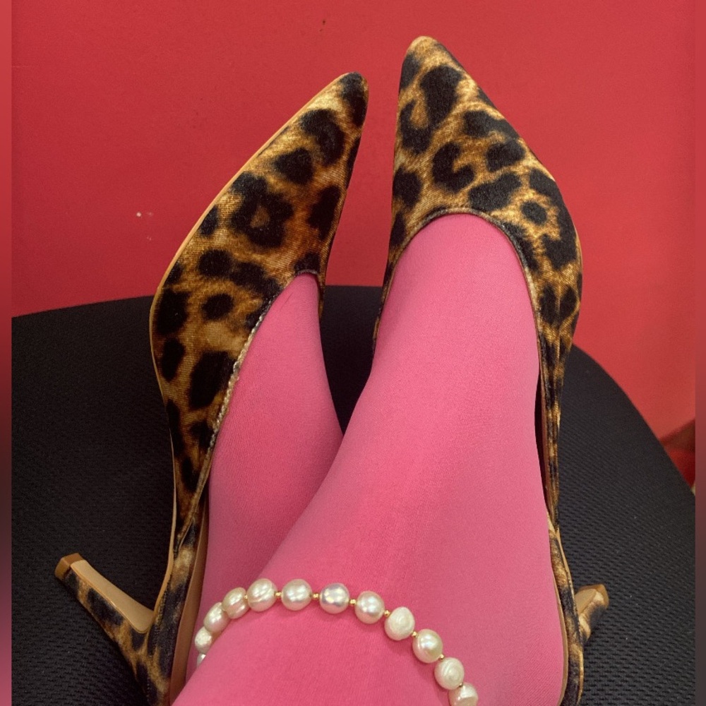 Urban Outfitters Leopard Print Kitten Heels